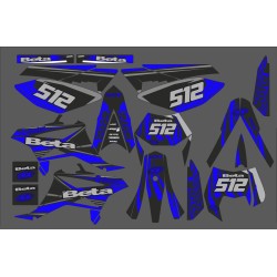 Beta 50 Graphics Kit | 2011-2020 | High-Resistance 300 Micron Stickers | Custom Design | Protection & Aesthetics |