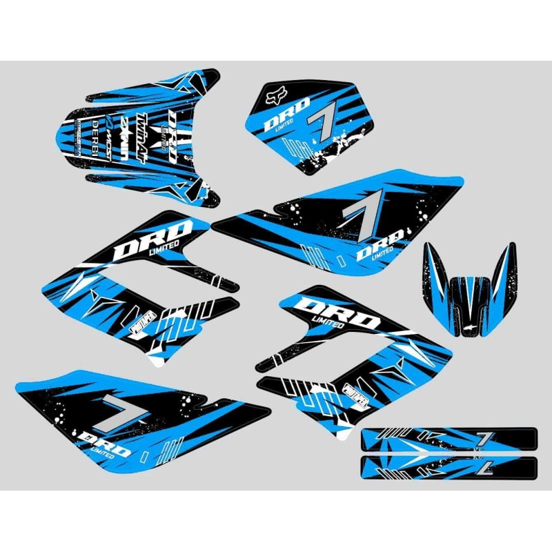 Derbi DRD Racing 50 Decal Kit | 2004-2009 | Hoogwaardige Stickers 300 Micron | Gepersonaliseerd Ontwerp | Bescherming & Esthetie Derbi DRD Racing 50 Decal Kit | 2004-2009 | Hoogwaardige Stickers 300 Micron | Gepersonaliseerd Ontwerp | Bescherming & Esthetie
