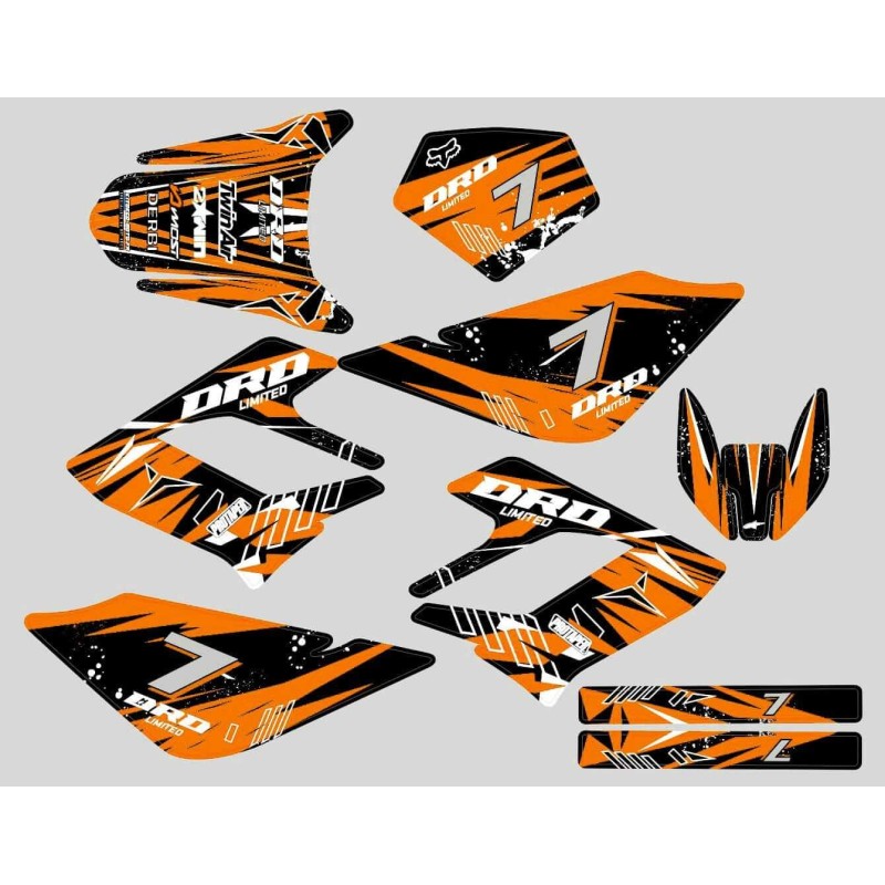 Zestaw Naklejek Derbi DRD Racing 50 | 2004-2009 | Naklejki o Wysokiej Odporności 300 Mikronów | Spersonalizowany Design | Ochron Zestaw Naklejek Derbi DRD Racing 50 | 2004-2009 | Naklejki o Wysokiej Odporności 300 Mikronów | Spersonalizowany Design | Ochron