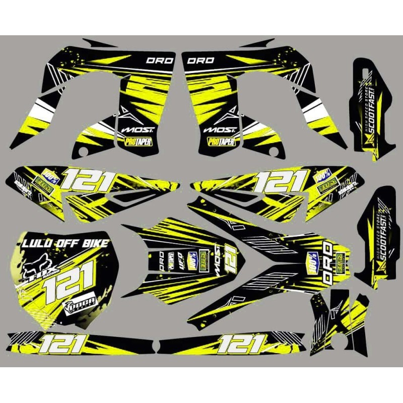 Derbi DRD Pro 50 Dekor Set | Visokootporne Naljepnice 300 mikrona | Prilagođeni Dizajn Derbi DRD Pro 50 Dekor Set | Visokootporne Naljepnice 300 mikrona | Prilagođeni Dizajn