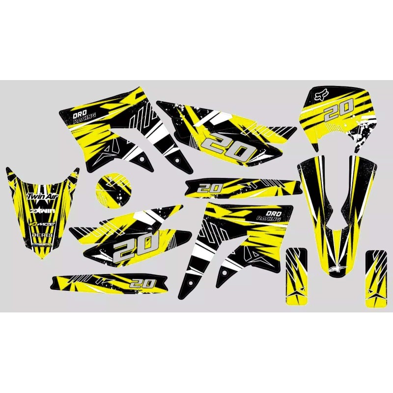 Dê um visual único à sua Derbi Xtreme 50 de 2011 a 2017 com o nosso kit de decoração personalizado de alta qualidade. Escolha en Dê um visual único à sua Derbi Xtreme 50 de 2011 a 2017 com o nosso kit de decoração personalizado de alta qualidade. Escolha en