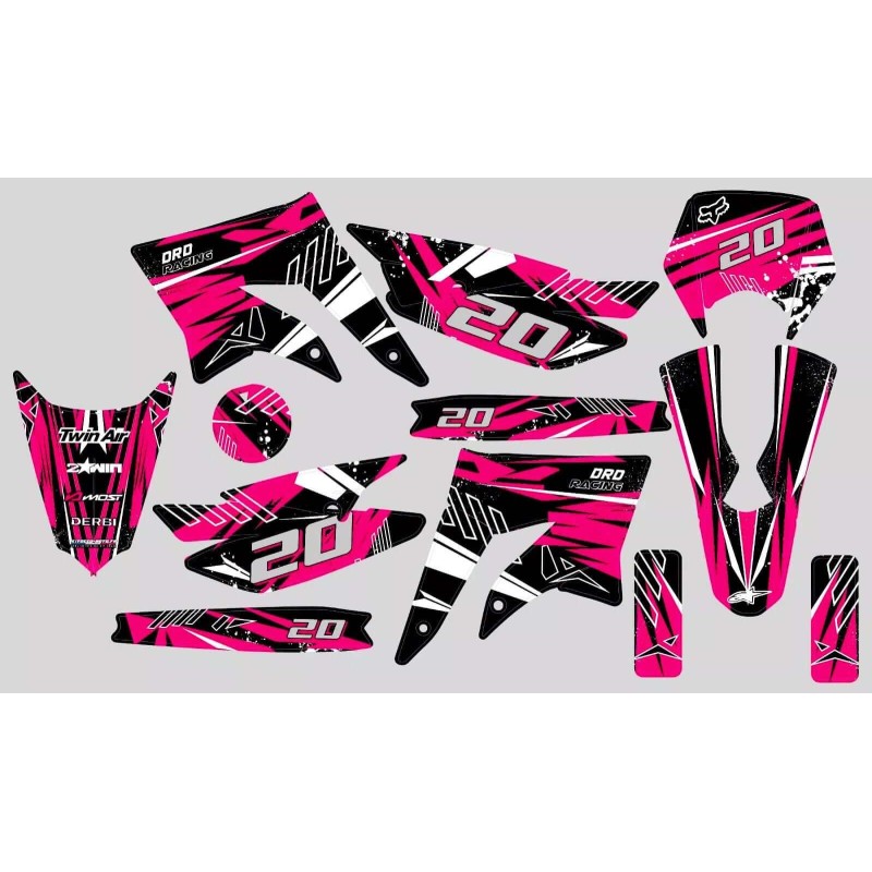 Oferiți motocicletei dvs. Derbi Xtreme 50 din 2011 până în 2017 un aspect unic cu kitul nostru decorativ personalizat de înaltă Oferiți motocicletei dvs. Derbi Xtreme 50 din 2011 până în 2017 un aspect unic cu kitul nostru decorativ personalizat de înaltă