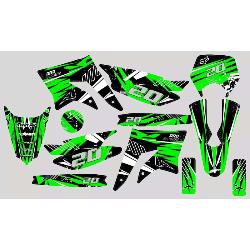 Придайте вашему мотоциклу Derbi Xtreme 50 2011-2017 годов уникальный вид с нашим премиум комплектом графики на заказ. Выбирайте Придайте вашему мотоциклу Derbi Xtreme 50 2011-2017 годов уникальный вид с нашим премиум комплектом графики на заказ. Выбирайте