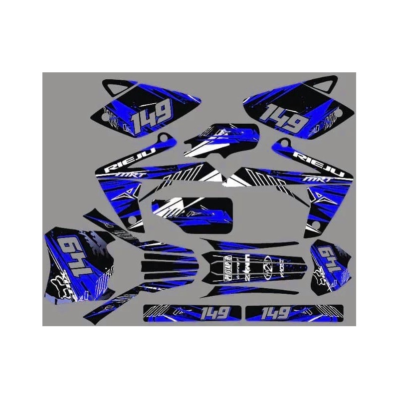 Kit de Decoración Rieju MRT / MRT PRO / Trophy 50 | Pegatinas de Alta Resistencia 300 micrones | Diseño Personalizado Kit de Decoración Rieju MRT / MRT PRO / Trophy 50 | Pegatinas de Alta Resistencia 300 micrones | Diseño Personalizado