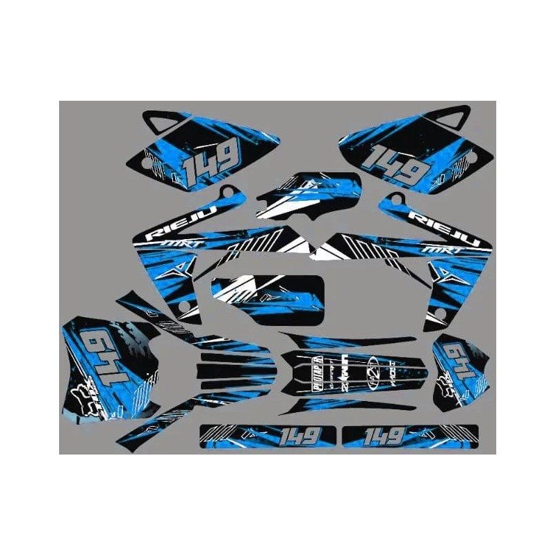 Kit Déco Rieju MRT / MRT PRO / Trophy 50 | Stickers Haute Résistance 300 microns | Design Personnalisé Kit Déco Rieju MRT / MRT PRO / Trophy 50 | Stickers Haute Résistance 300 microns | Design Personnalisé