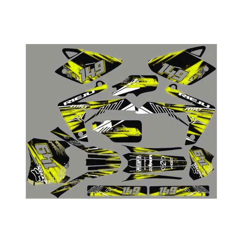 Rieju MRT / MRT PRO / Trophy 50 Decal Kit | 300 Micron High-Resistance Stickers | Custom Design Rieju MRT / MRT PRO / Trophy 50 Decal Kit | 300 Micron High-Resistance Stickers | Custom Design