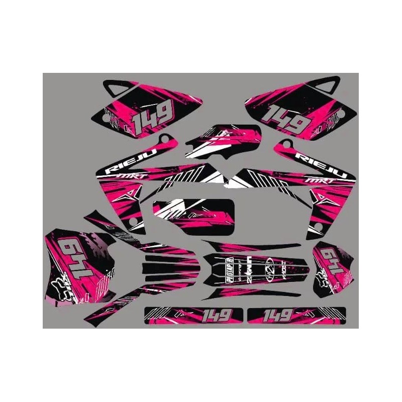 Rieju MRT / MRT PRO / Trophy 50 Decal Kit | 300 Micron High-Resistance Stickers | Custom Design Rieju MRT / MRT PRO / Trophy 50 Decal Kit | 300 Micron High-Resistance Stickers | Custom Design