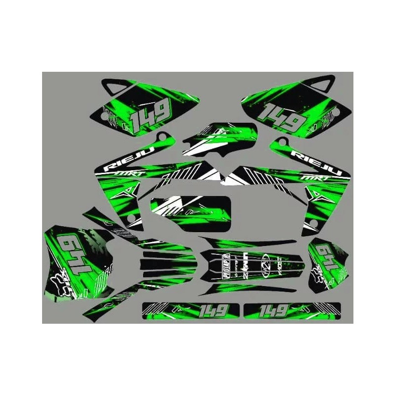 Kit Decorazione Rieju MRT / MRT PRO / Trophy 50 | Adesivi ad Alta Resistenza 300 micron | Design Personalizzato Kit Decorazione Rieju MRT / MRT PRO / Trophy 50 | Adesivi ad Alta Resistenza 300 micron | Design Personalizzato