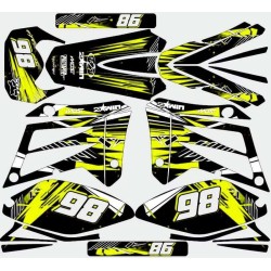 Sherco 50 Decoration Kit | High-Resistance Stickers 300 Microns | Custom Design