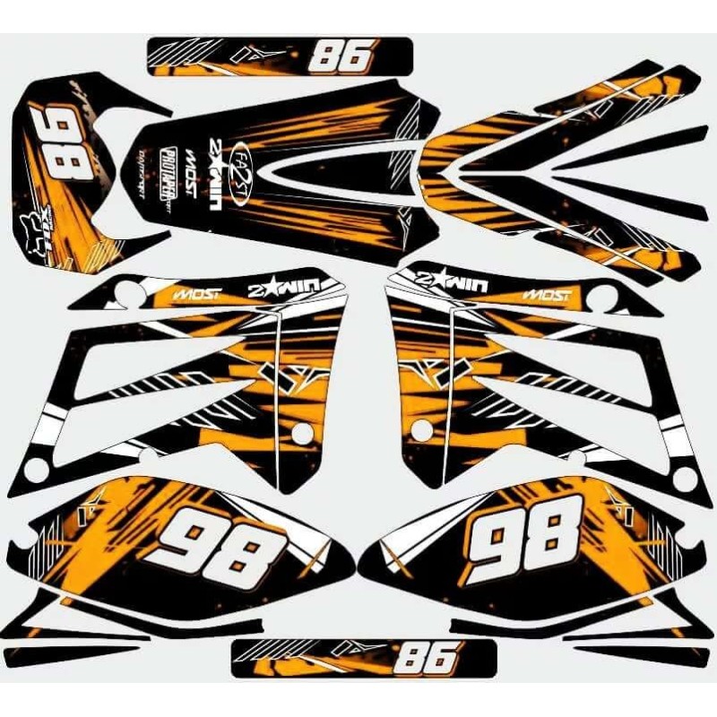 Kit de Decoração Sherco 50 | Autocolantes de Alta Resistência 300 Microns | Design Personalizado Kit de Decoração Sherco 50 | Autocolantes de Alta Resistência 300 Microns | Design Personalizado