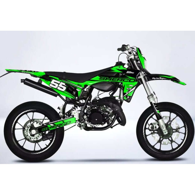Kit Decoração Sherco 50 | Após 2012 | Autocolantes de Alta Resistência 300 Microns | Design Personalizado Kit Decoração Sherco 50 | Após 2012 | Autocolantes de Alta Resistência 300 Microns | Design Personalizado