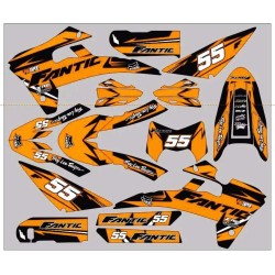Kit de Decoración Fantic XM/XE 50 (2017-2022) | Stickers de Alta Resistencia 300 micras | Diseño Personalizado