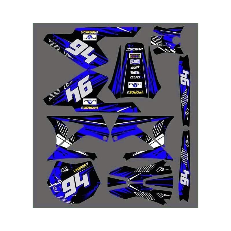 Gilera RCR Decal Kit Pre-2011 | High-Resistance 300 Micron Stickers | Custom Design Gilera RCR Decal Kit Pre-2011 | High-Resistance 300 Micron Stickers | Custom Design