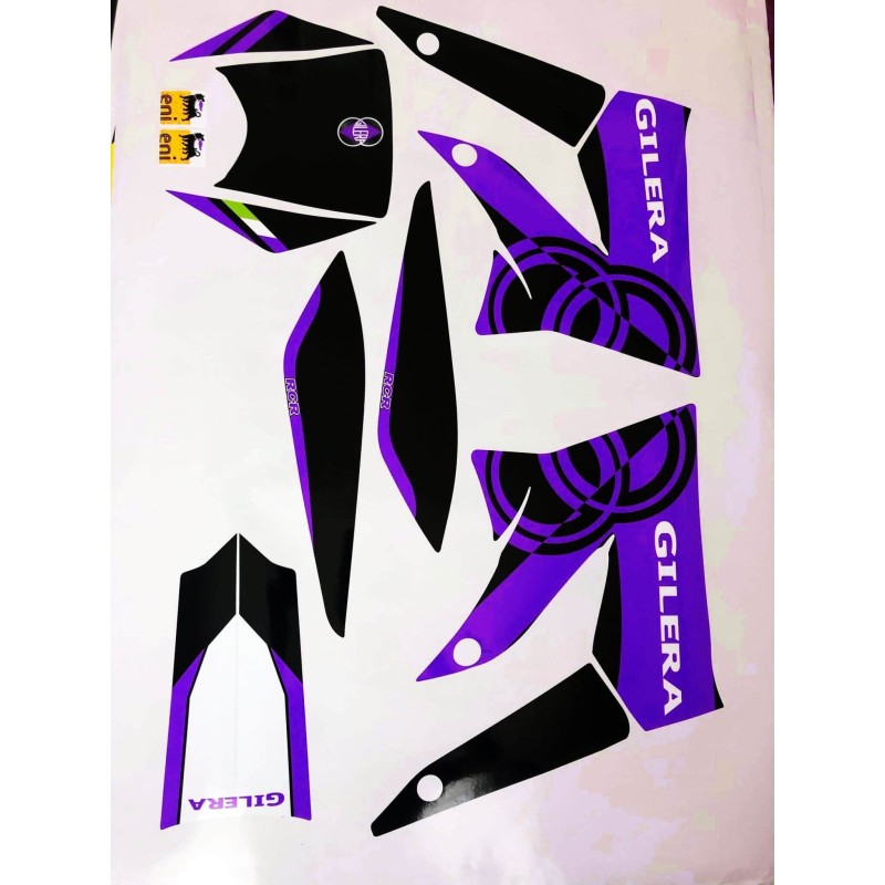 Kit Déco Gilera RCR après 2011 | Stickers Haute Résistance 300 microns | Design Personnalisé Kit Déco Gilera RCR après 2011 | Stickers Haute Résistance 300 microns | Design Personnalisé